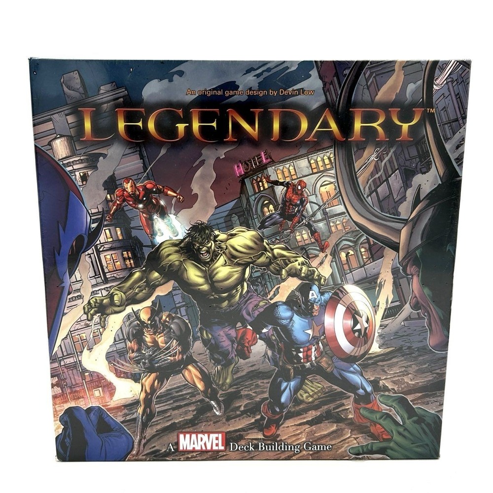 Legendary A Marvel Deck Building Game Sealed Board Upper Deck 2012 Marvel Heroes